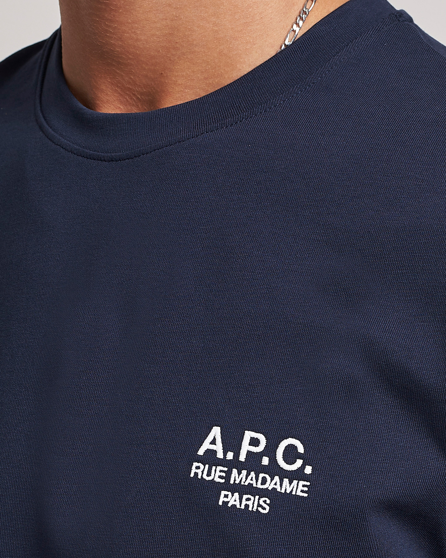 Herre | T-Shirts | A.P.C. | Raymond T-Shirt Navy