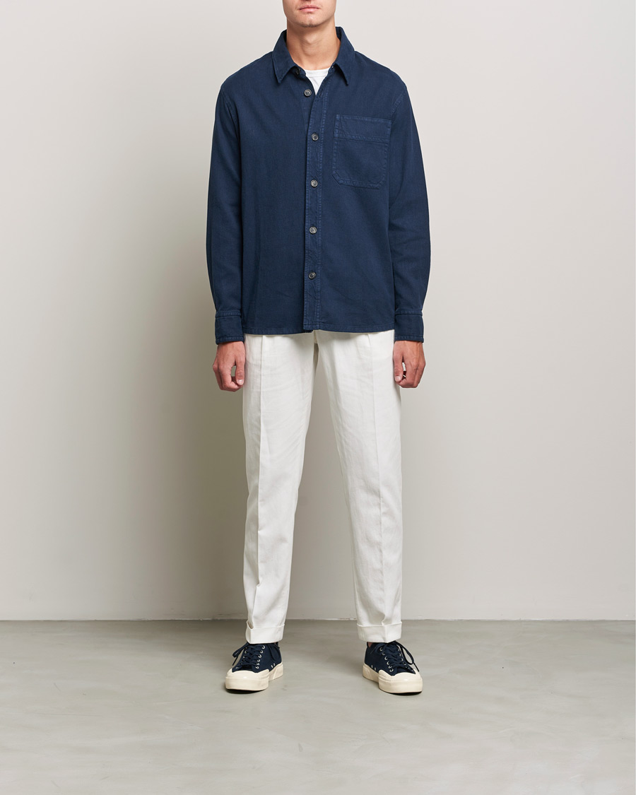 Herre | Skjorter | A.P.C. | Basile Overshirt Navy
