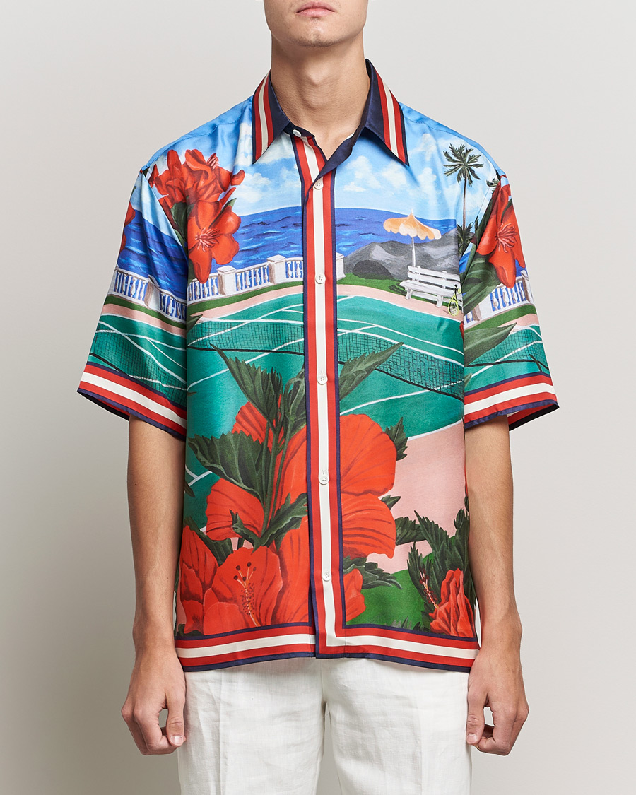 Herre | Skjorter | GANT | Relaxed Scenery Short Sleeve Shirt Multi