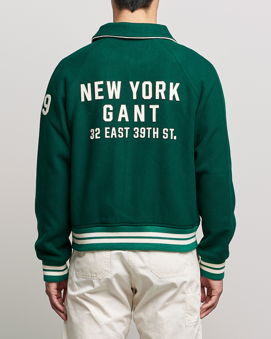 Herre | Jakker | GANT | College G Varisty Jacket Forest Green