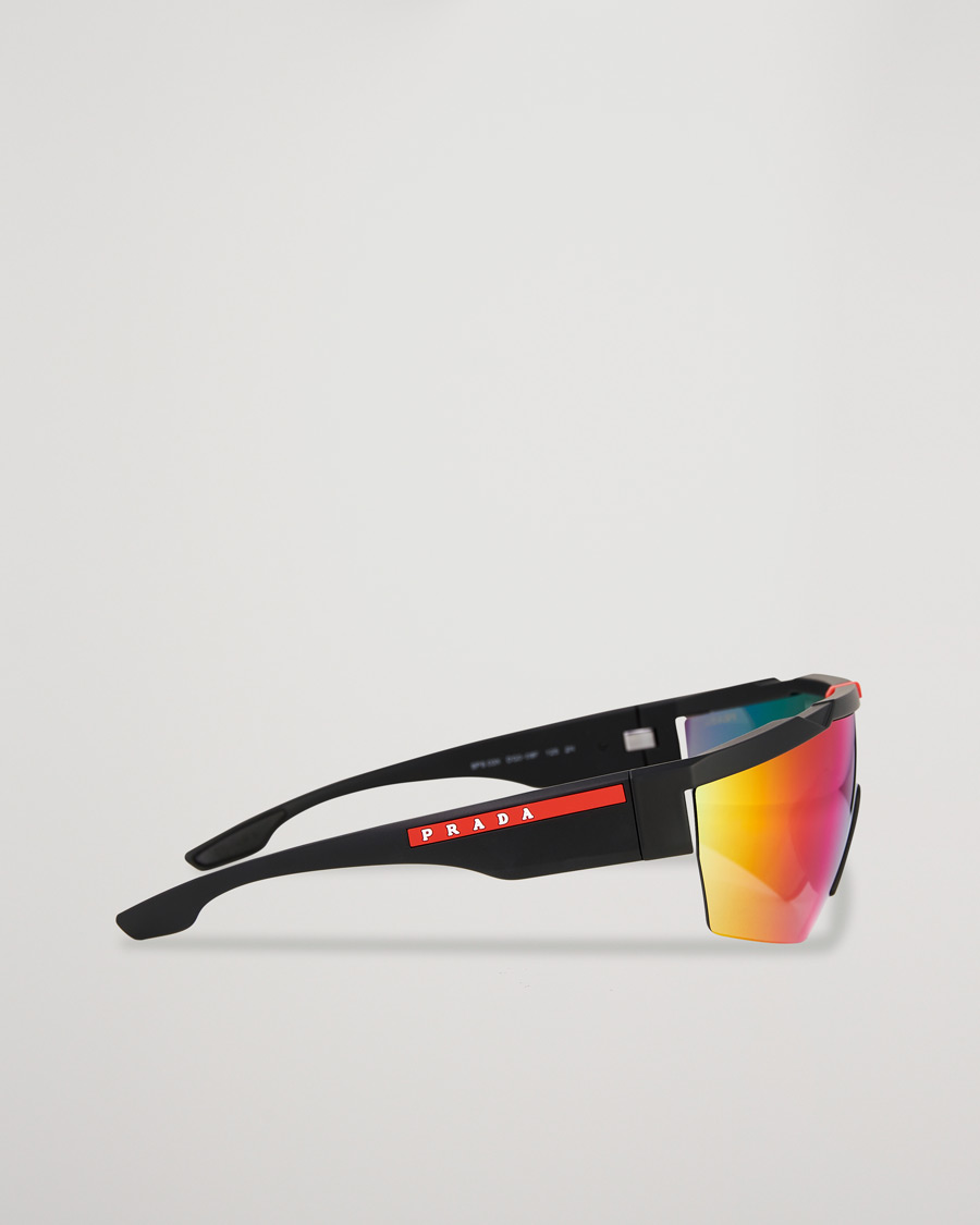 Herre | Prada Linea Rossa 0PS 03XS Sunglasses Blue/Red Mirror Lens | Prada Linea Rossa | 0PS 03XS Sunglasses Blue/Red Mirror Lens