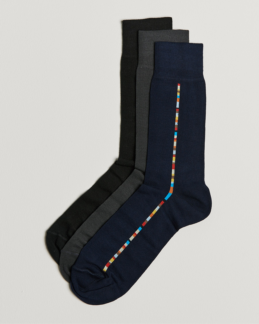 Herre | Vanlige sokker | Paul Smith | 3-Pack Sock Multi