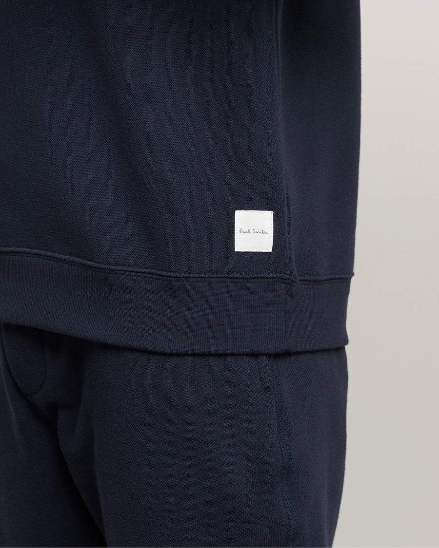 Herre | Paul Smith Long Sleeve Cotton Top Navy | Paul Smith | Long Sleeve Cotton Top Navy
