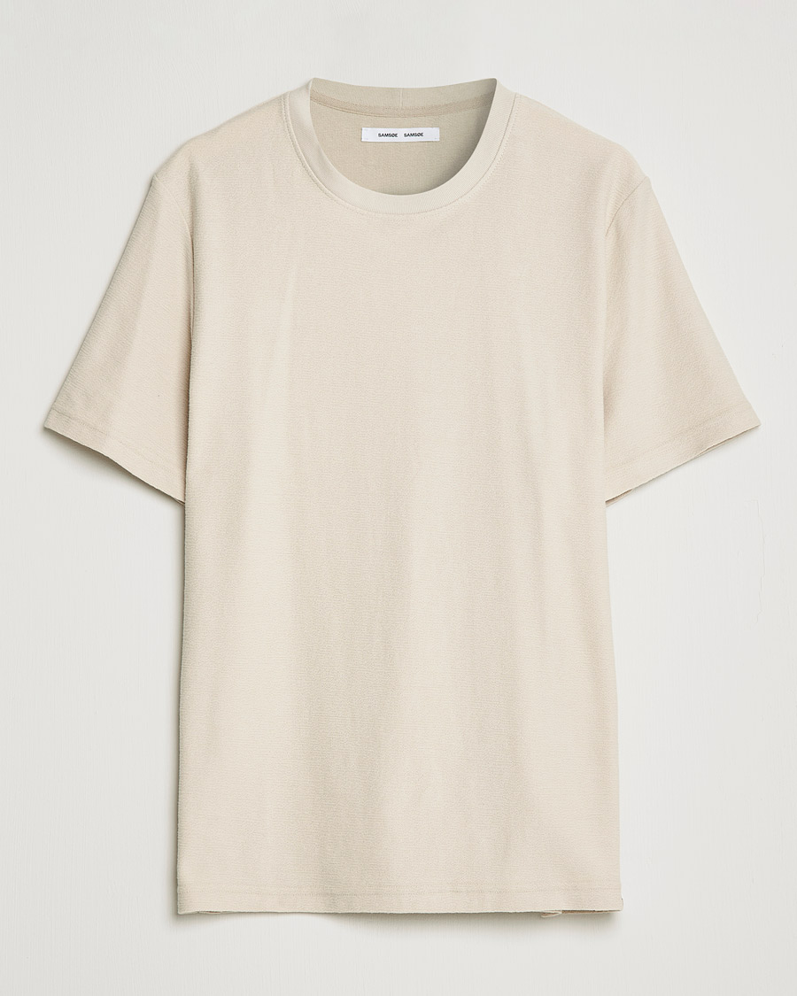 Herre | T-Shirts | Samsøe Samsøe | Samsøe & Samsøe Odin Organic Cotton T-shirt Oatmeal