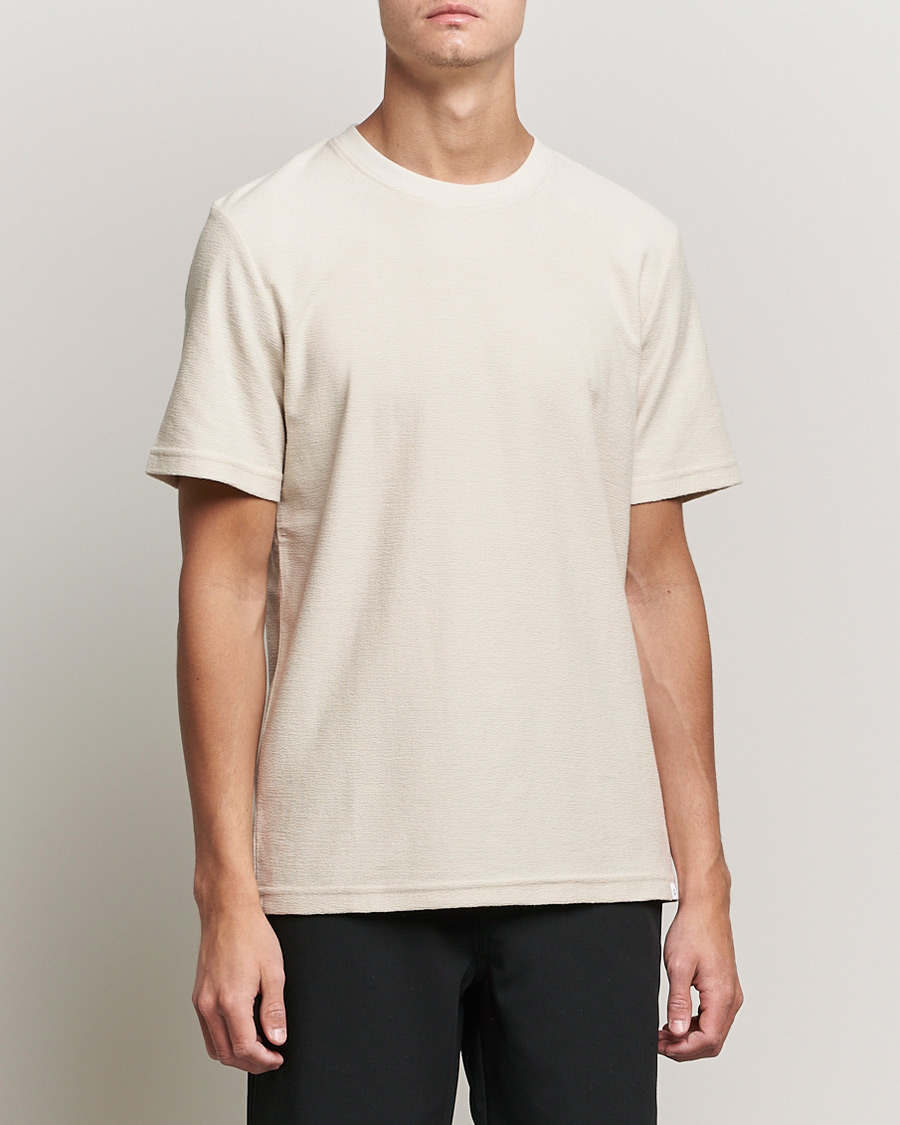 Herre | T-Shirts | Samsøe Samsøe | Samsøe & Samsøe Odin Organic Cotton T-shirt Oatmeal