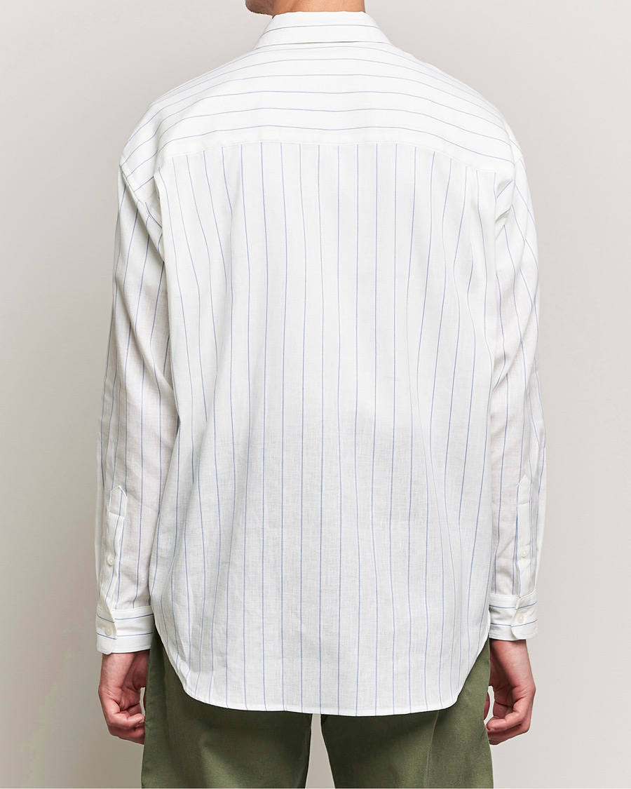 Herre | Skjorter | Samsøe Samsøe | Samsøe & Samsøe Luan Linen Cotton Shirt Antiqua Stripe