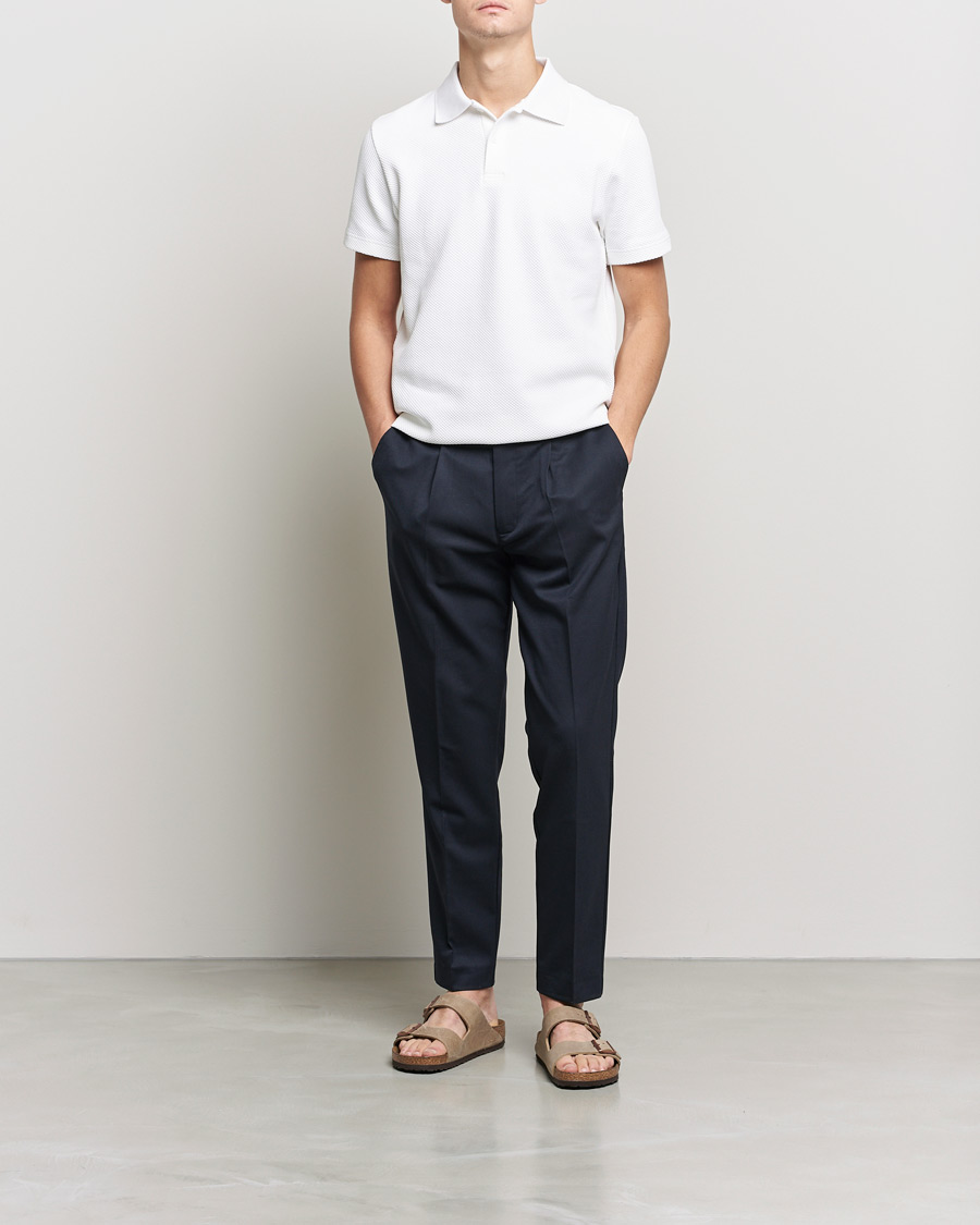 Herre | Pikéer | Samsøe Samsøe | Samsøe & Samsøe Taranto Organic Cotton Polo White