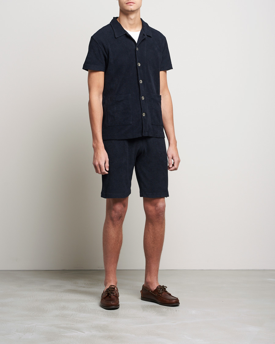 Herre | Bukser | Oscar Jacobson | Ellory Terry Shorts Night Blue
