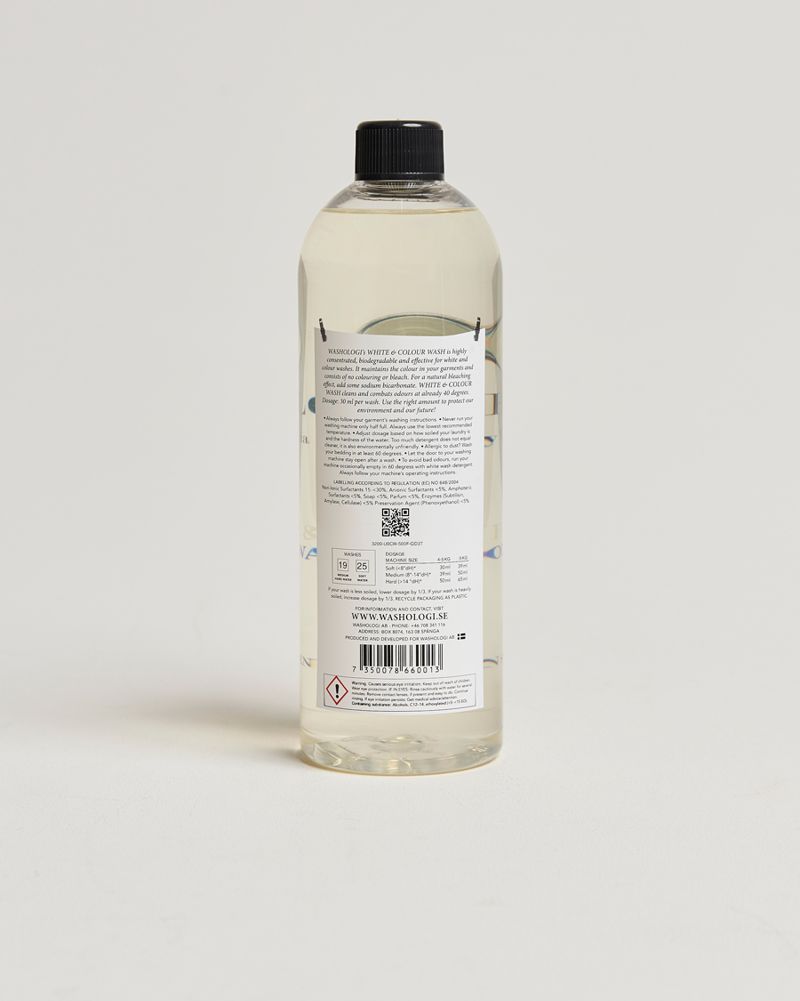 Herre | Vaskemiddel og tekstilspray | Washologi | White & Colour Wash 750ml 