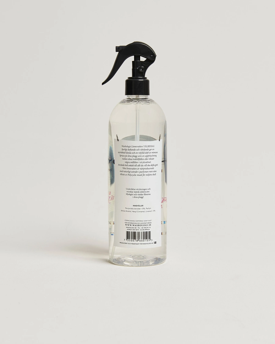 Herre | Vaskemiddel og tekstilspray | Washologi | Linen Water Pleasure 750ml 