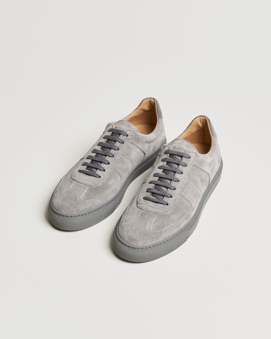 Herre | Sweyd 0662 Calf/Suede Sneakers Grey/Stone | Sweyd | 0662 Calf/Suede Sneakers Grey/Stone