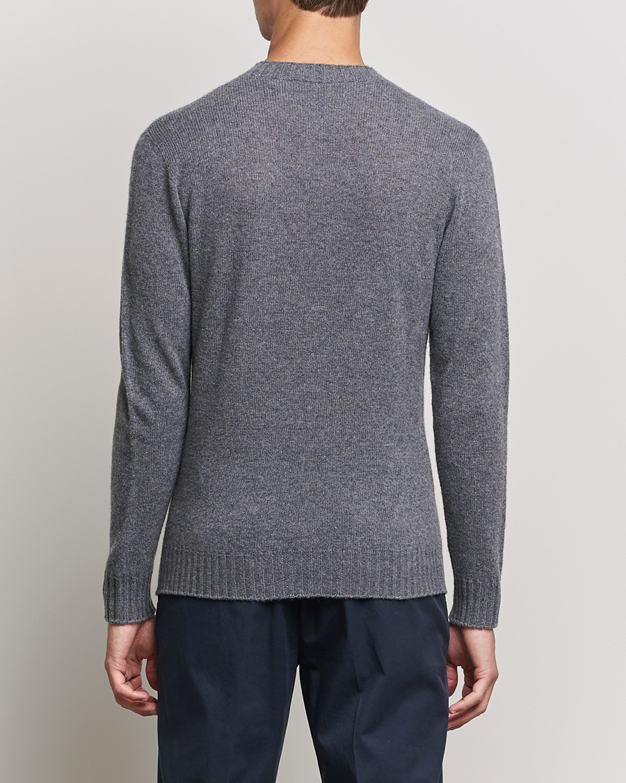 Herre | Gensere | Altea | Wool/Cashmere Crew Neck Sweater Heather Grey