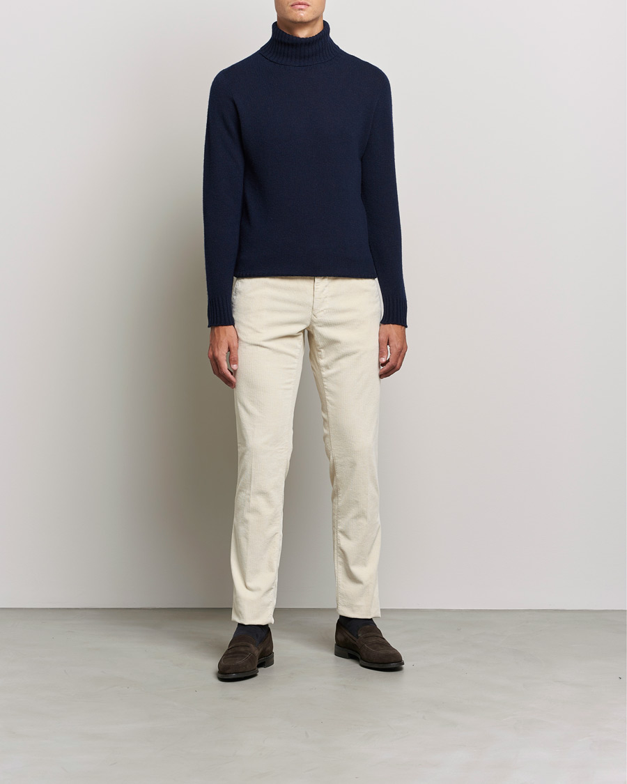 Herre | Gensere | Altea | Wool/Cashmere Turtleneck Sweater Navy