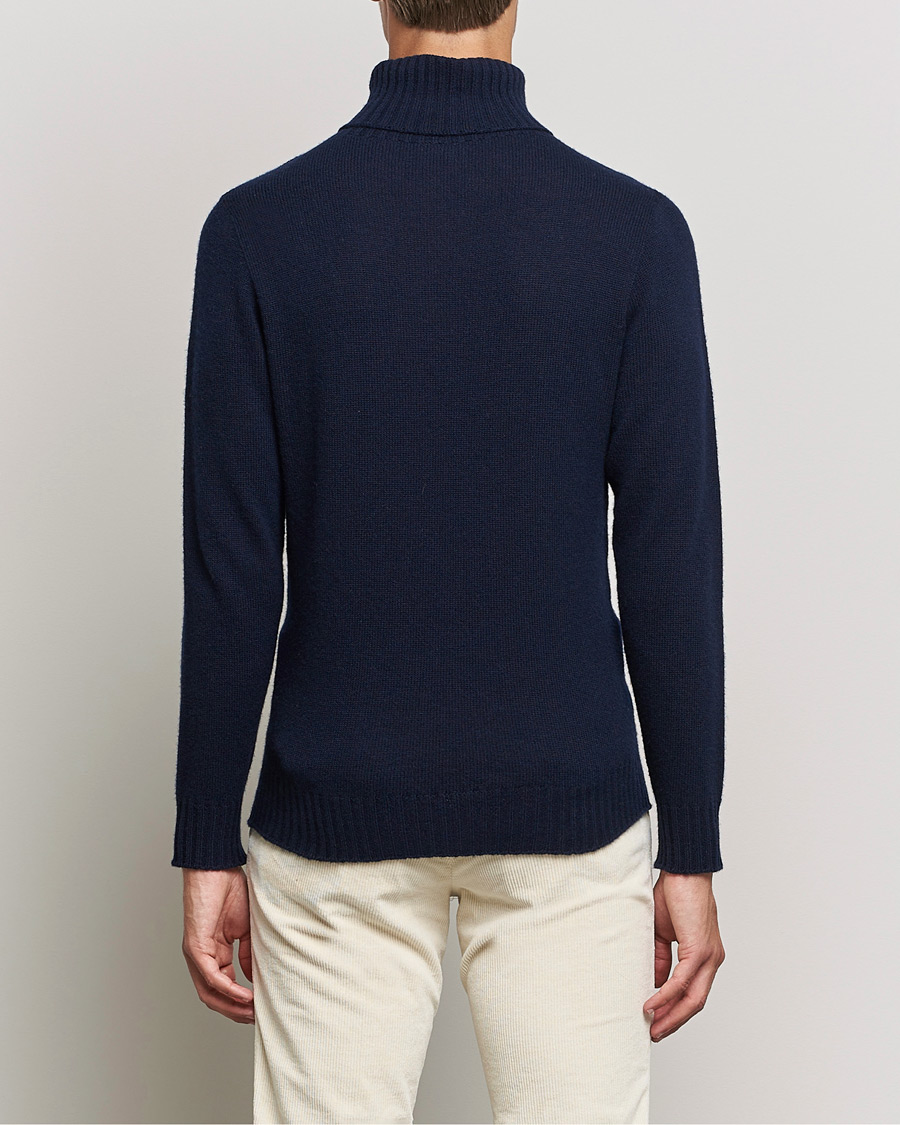 Herre | Gensere | Altea | Wool/Cashmere Turtleneck Sweater Navy