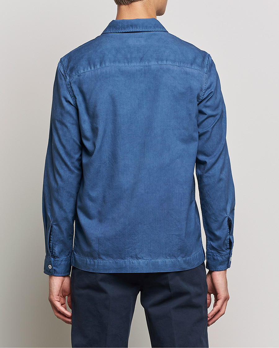 Herre | Skjorter | Altea | Garment Dyed Shirt Washed Navy