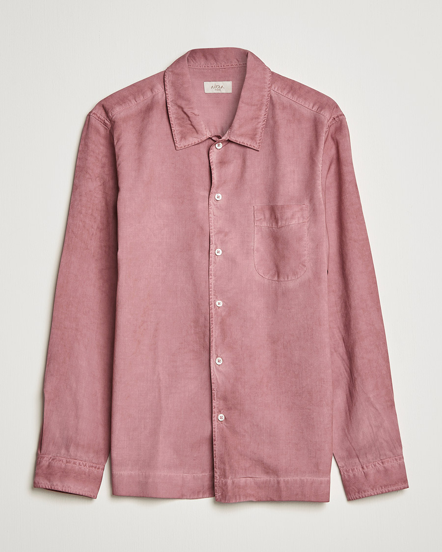 Herre |  | Altea | Garment Dyed Shirt Antique Pink