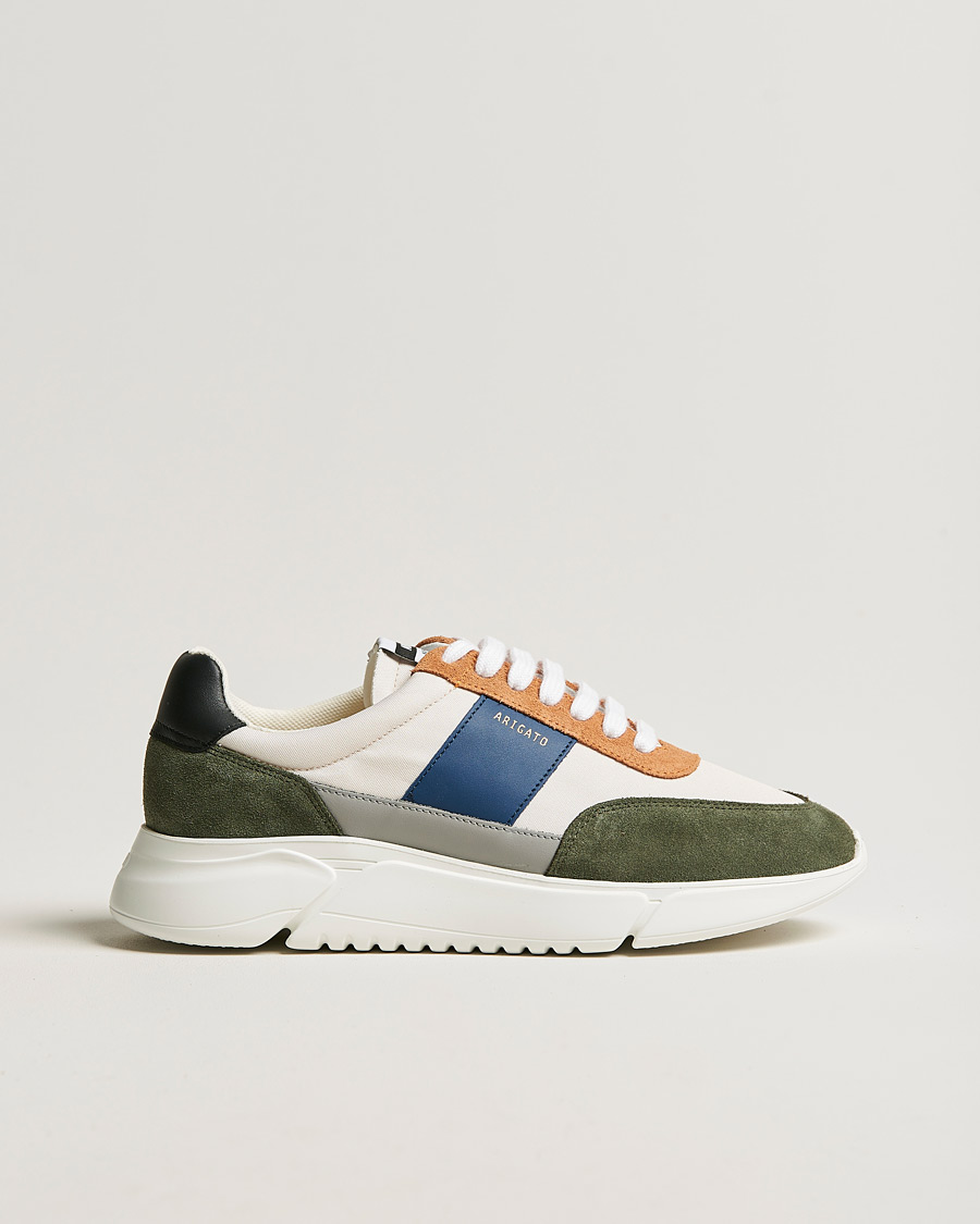 Herre |  | Axel Arigato | Genesis Vintage Runner Sneaker Cermino/Blue/Green