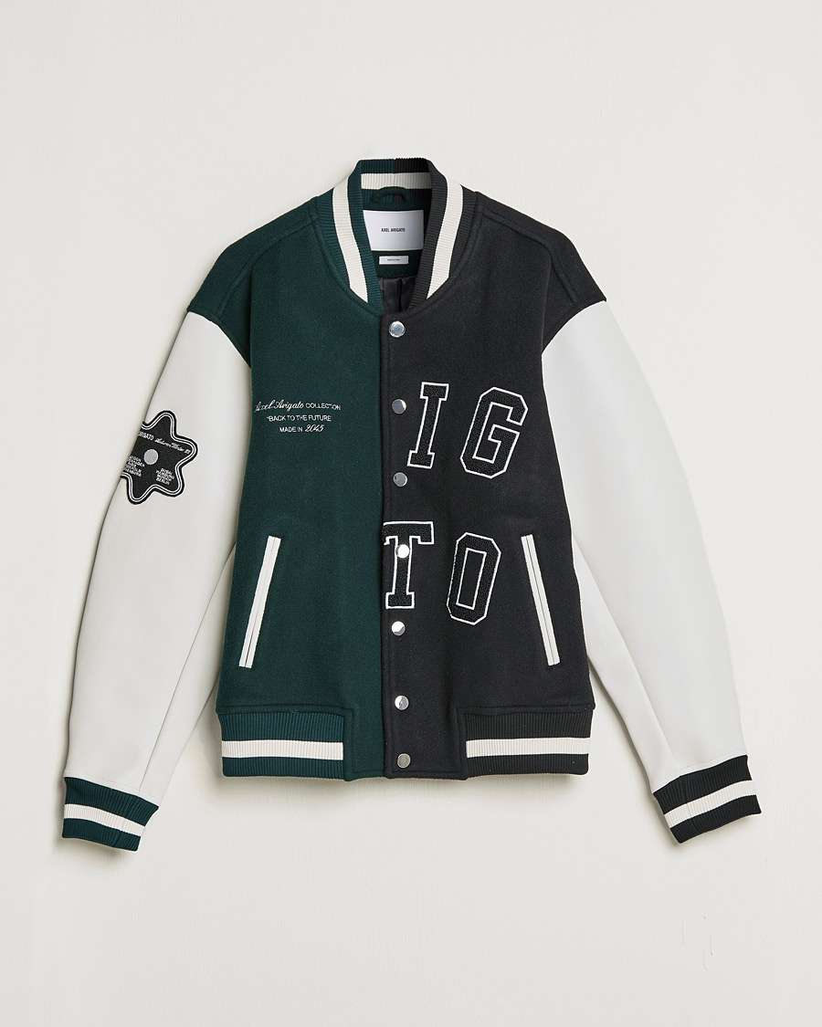 Herre | Jakker | Axel Arigato | Offense Varsity Jacket College Green/Black