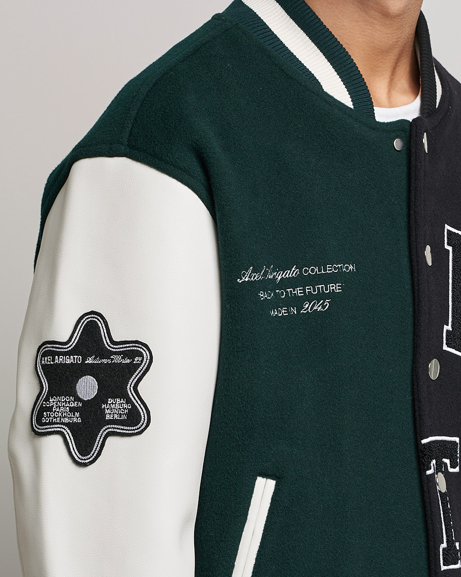 Herre | Jakker | Axel Arigato | Offense Varsity Jacket College Green/Black