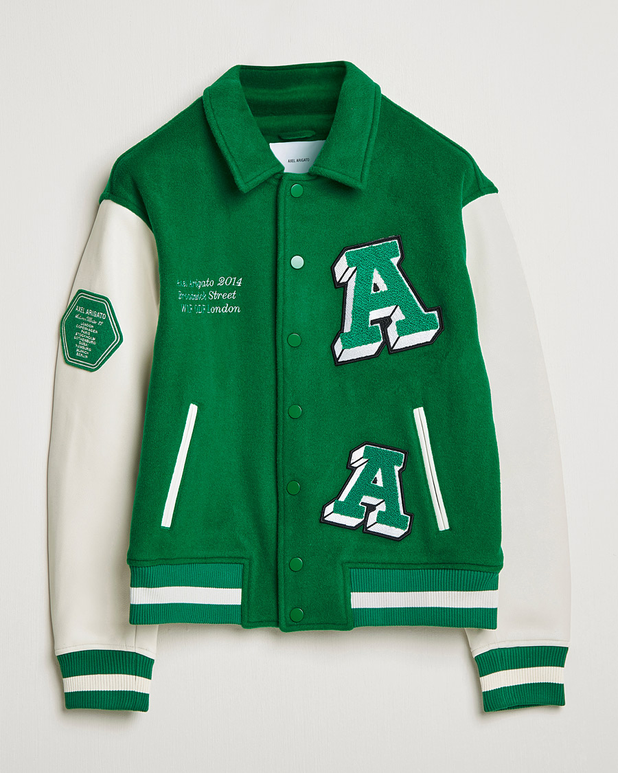 Herre | Jakker | Axel Arigato | Illusion Varsity Jacket Green