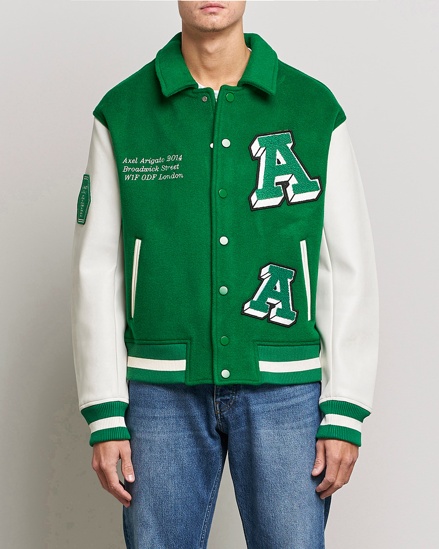 Herre | Jakker | Axel Arigato | Illusion Varsity Jacket Green