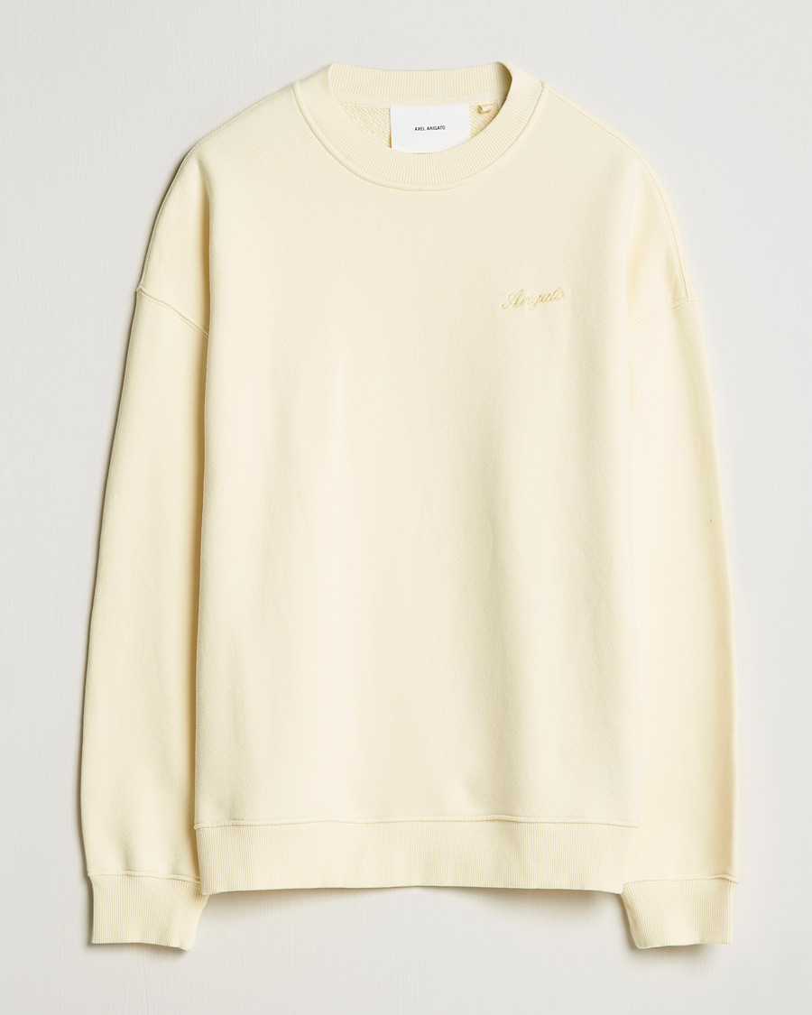 Herre |  | Axel Arigato | Primary Sweatshirt Pale Yellow