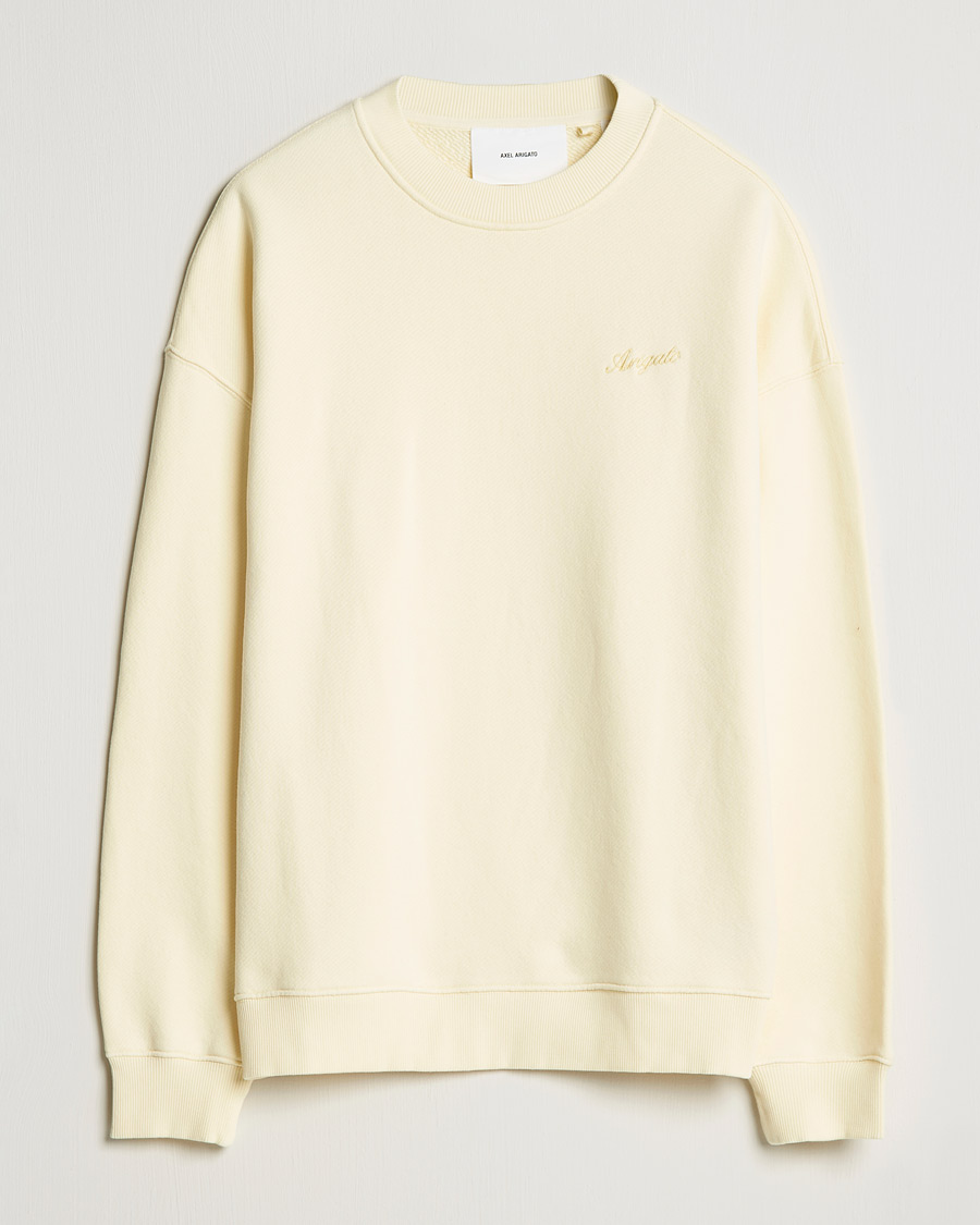Herre | Gensere | Axel Arigato | Primary Sweatshirt Pale Yellow