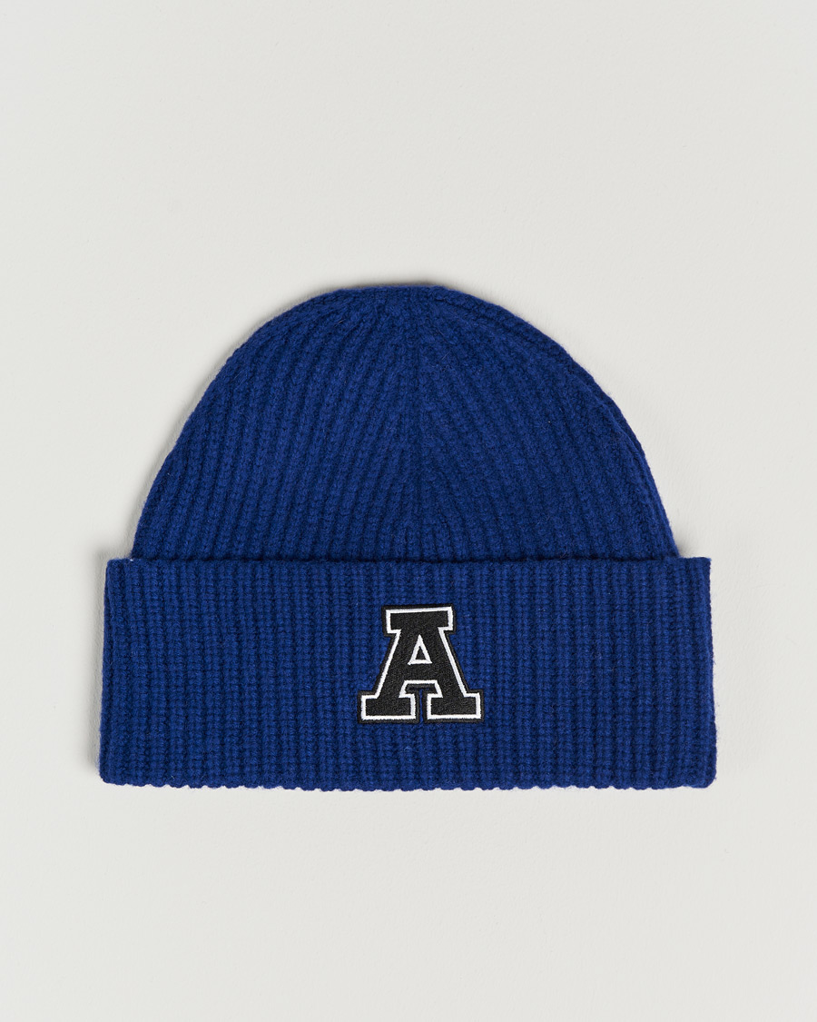 Herre | Axel Arigato Varsity Beanie Blue | Axel Arigato | Varsity Beanie Blue