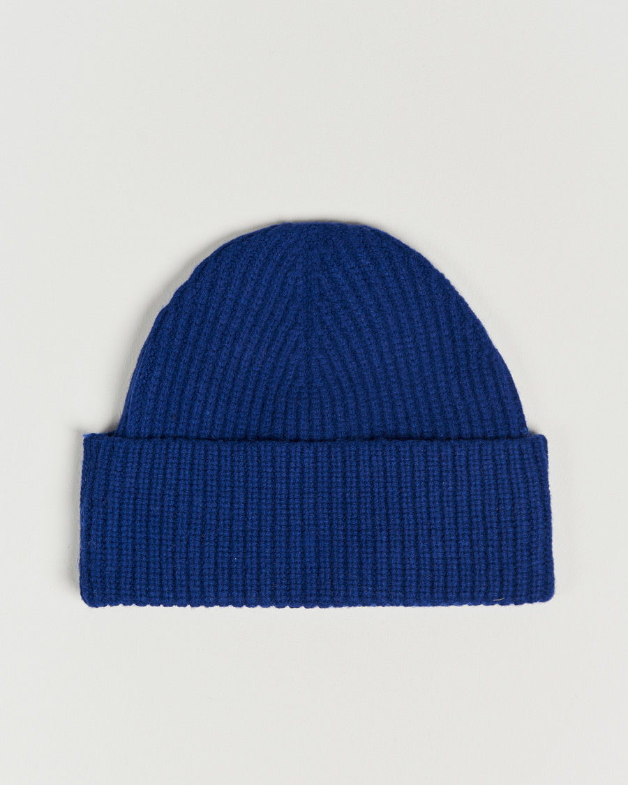 Herre | Axel Arigato Varsity Beanie Blue | Axel Arigato | Varsity Beanie Blue