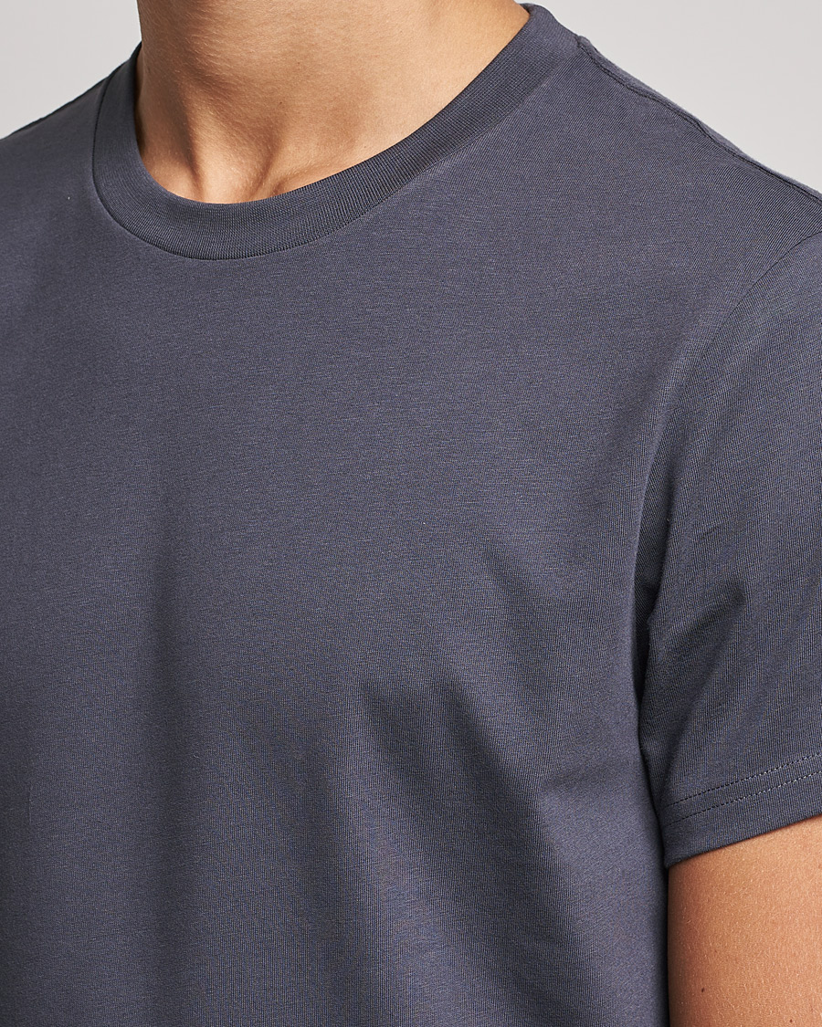 Herre | T-Shirts | Bread & Boxers | Heavy Cotton Crew Neck T-shirt Iron Grey