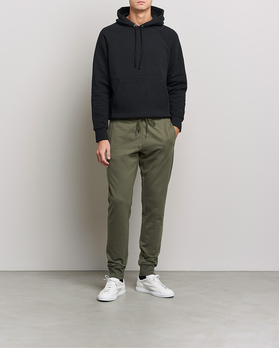 Herre | Wardrobe basics | Bread & Boxers | Loungewear Pants Army Green