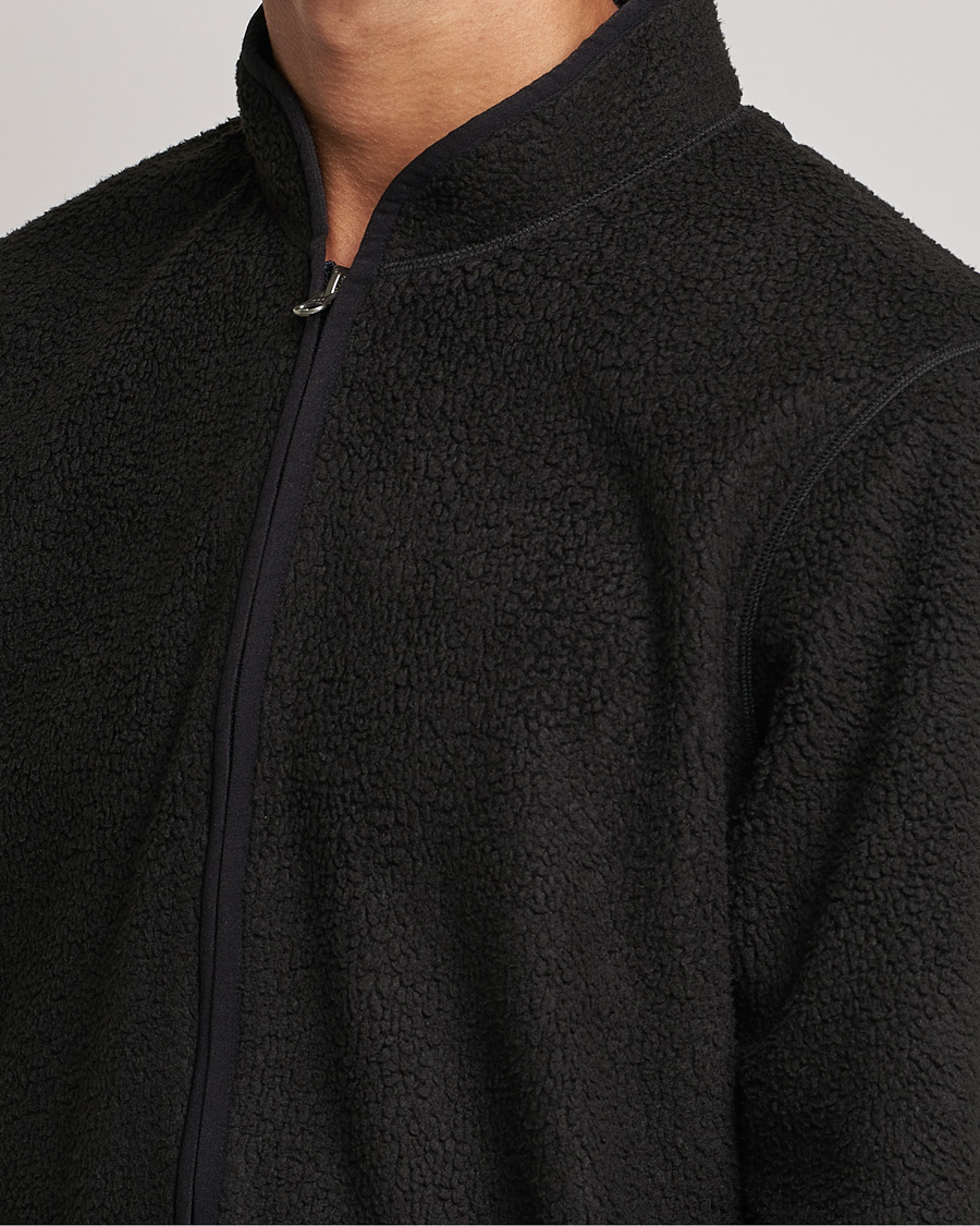 Herre | Gensere | Bread & Boxers | Full Zip Fleece Jacket Black
