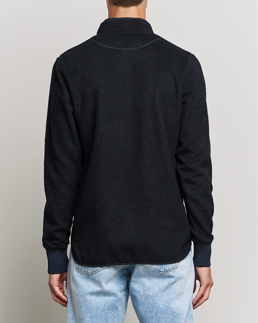 Herre | Gensere | Bread & Boxers | Full Zip Fleece Jacket Navy Blue