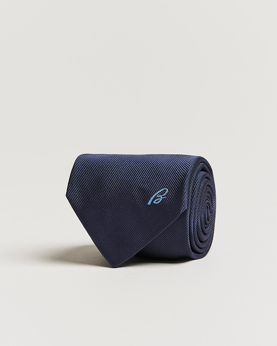 Herre | Brioni Testimonial Silk Tie Dark Blue | Brioni | Testimonial Silk Tie Dark Blue