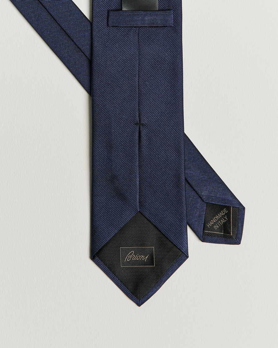 Herre | Brioni Testimonial Silk Tie Dark Blue | Brioni | Testimonial Silk Tie Dark Blue