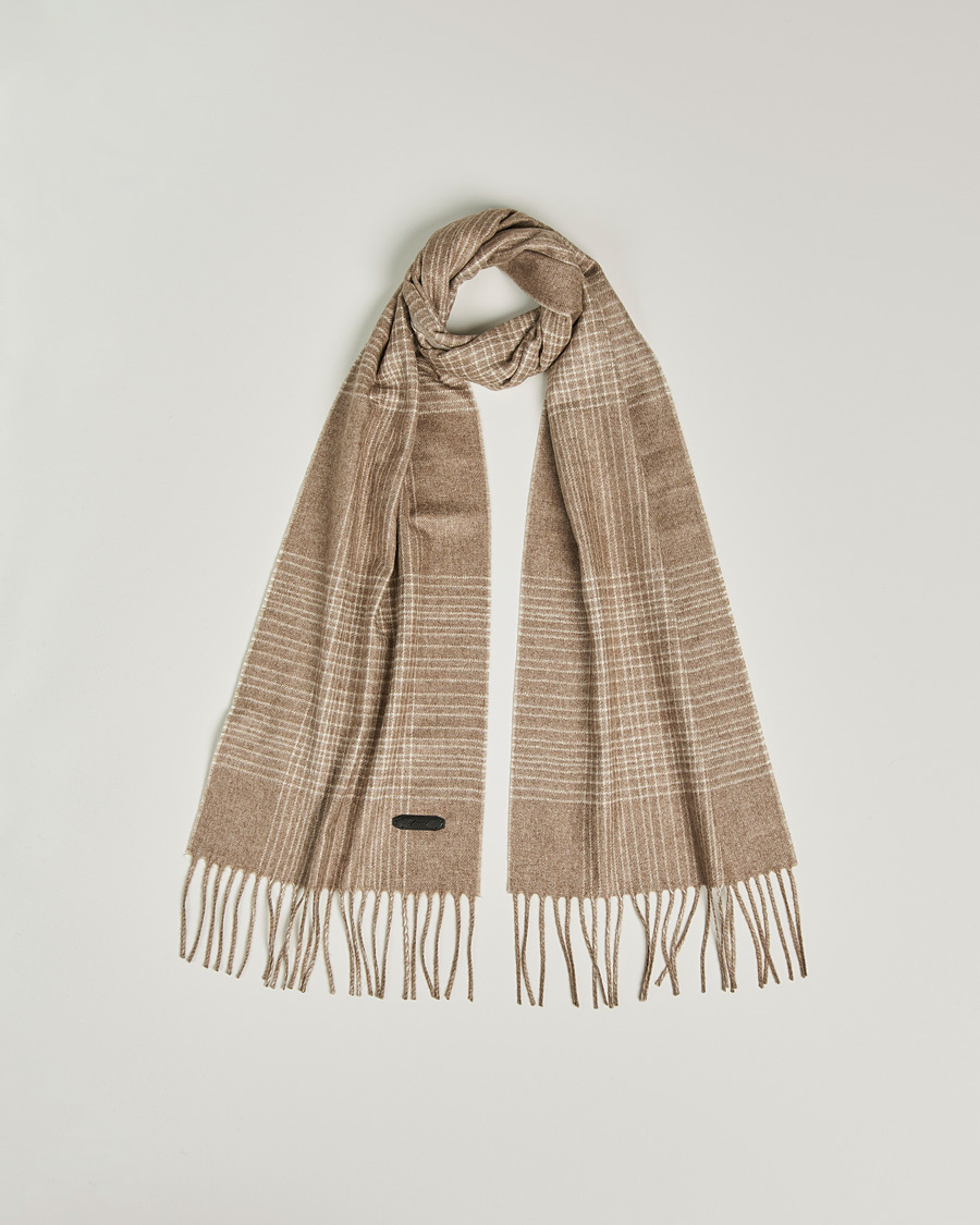 Herre | Brioni Cashmere/Silk Scarf Taupe | Brioni | Cashmere/Silk Scarf Taupe