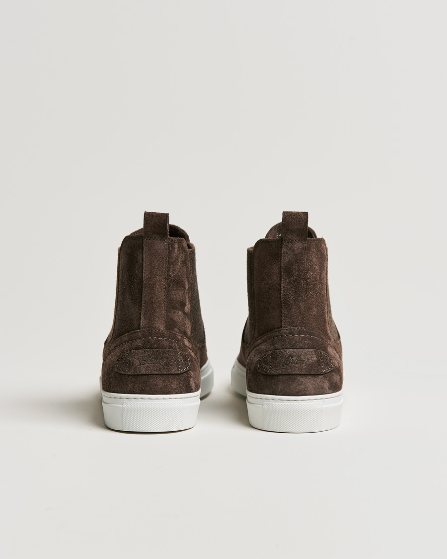 Herre | Støvler | Brioni | Classic Sneakers Dark Brown Suede