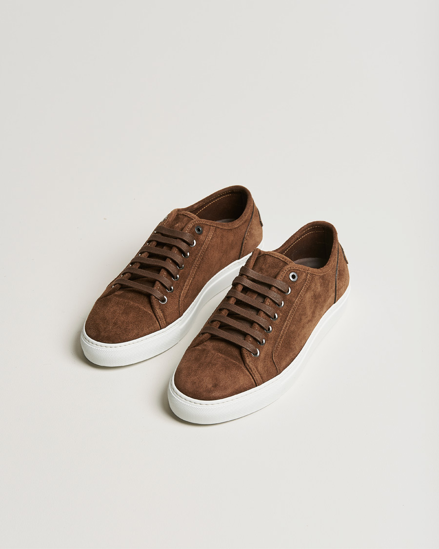 Herre | | Brioni | Casetta Suede Sneakers Brown