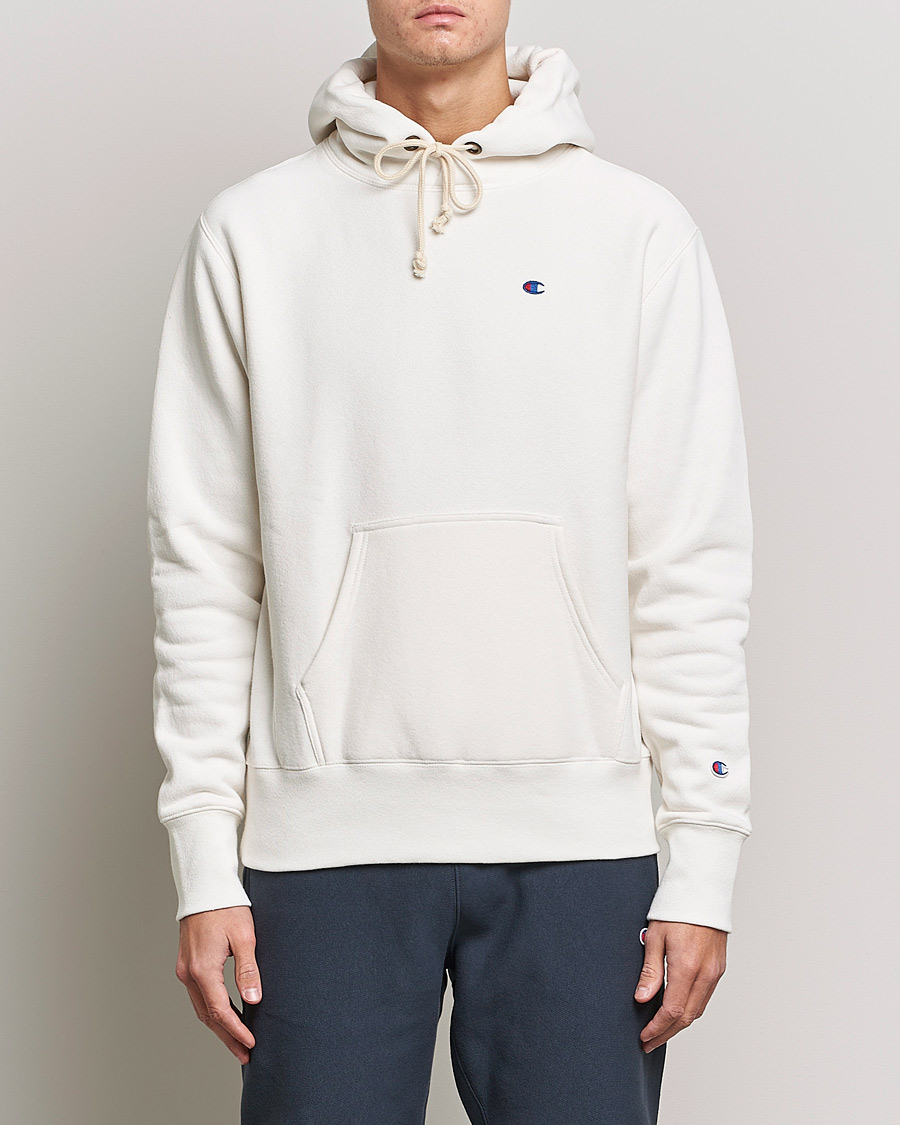 Herre | | Champion | Reverse Weave Soft Fleece Hood White