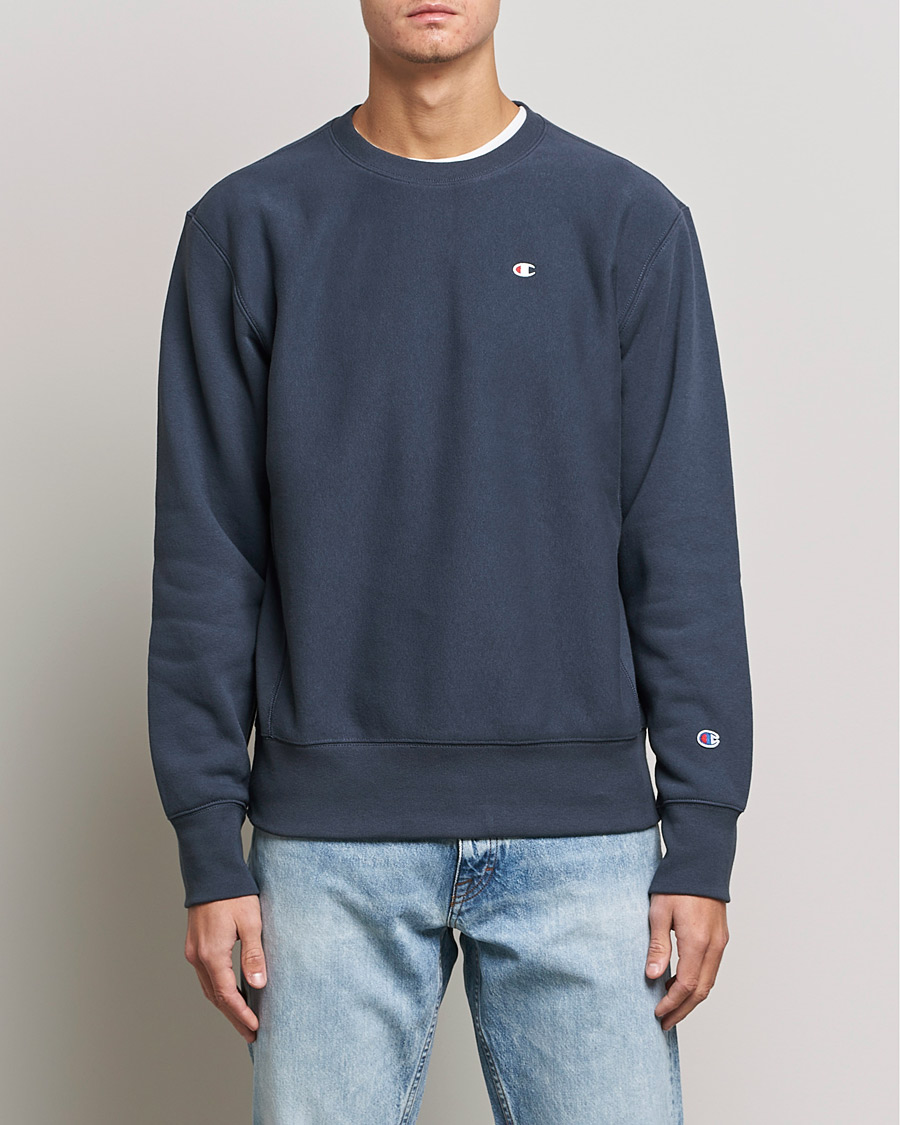 Herre | Gensere | Champion | Reverse Weave Soft Fleece Sweatshirt Navy