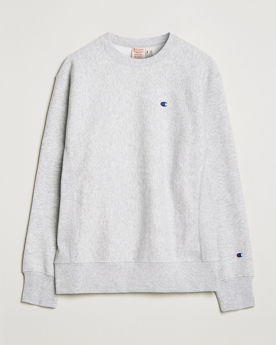 Herre | Gensere | Champion | Reverse Weave Soft Fleece Sweatshirt Grey Melange