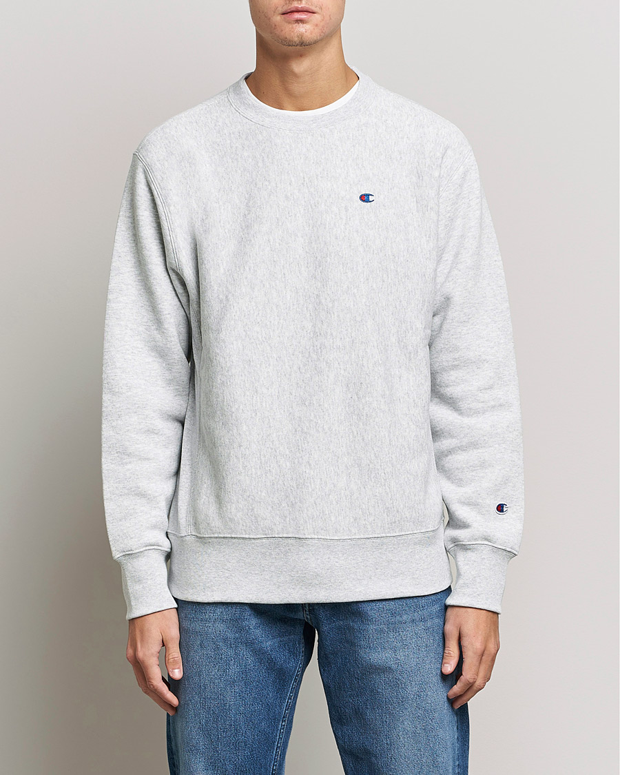 Herre | Gensere | Champion | Reverse Weave Soft Fleece Sweatshirt Grey Melange