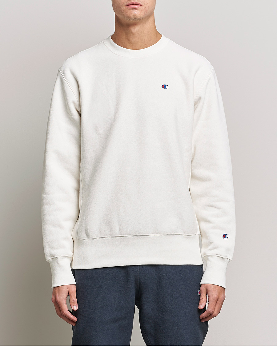 Herre |  | Champion | Reverse Weave Soft Fleece Sweatshirt White