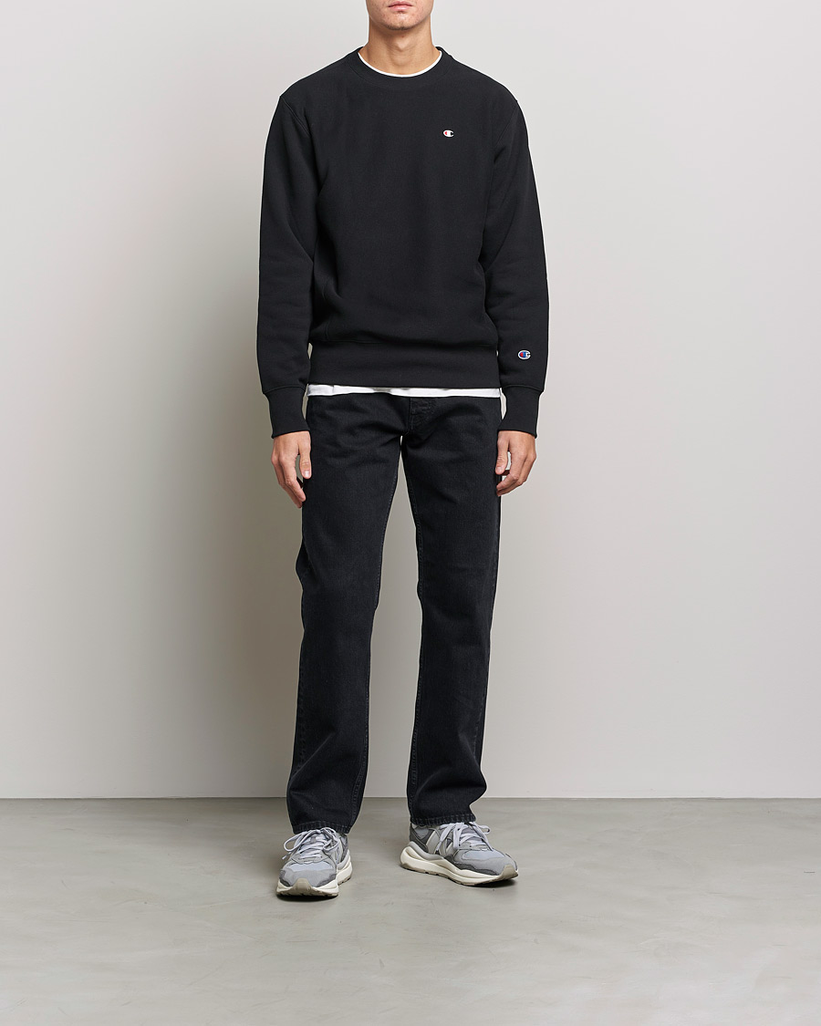 Herre | Gensere | Champion | Reverse Weave Soft Fleece Sweatshirt Black