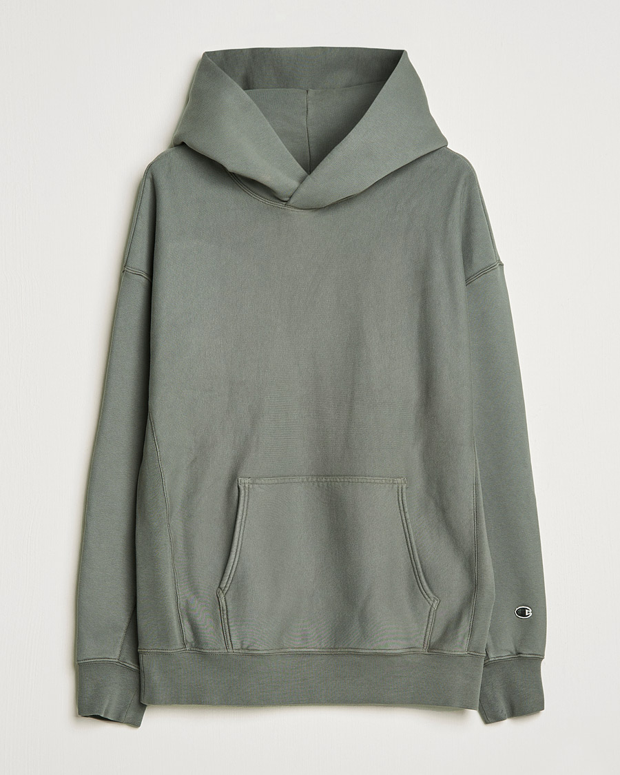 Herre | Gensere | Champion | Heritage Garment Dyed Hood Dark Grey