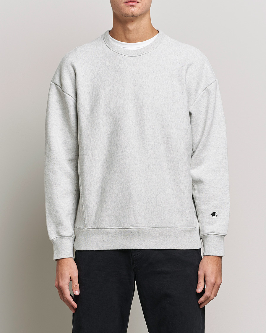 Herre |  | Champion | Heritage Garment Dyed Sweatshirt Grey Melange
