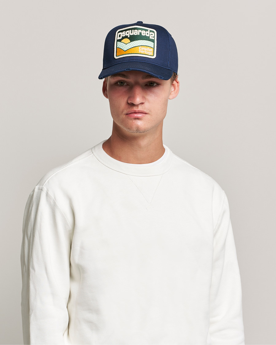 Herre | Dsquared2 | Dsquared2 | Canadian Heritage Baseball Cap Navy