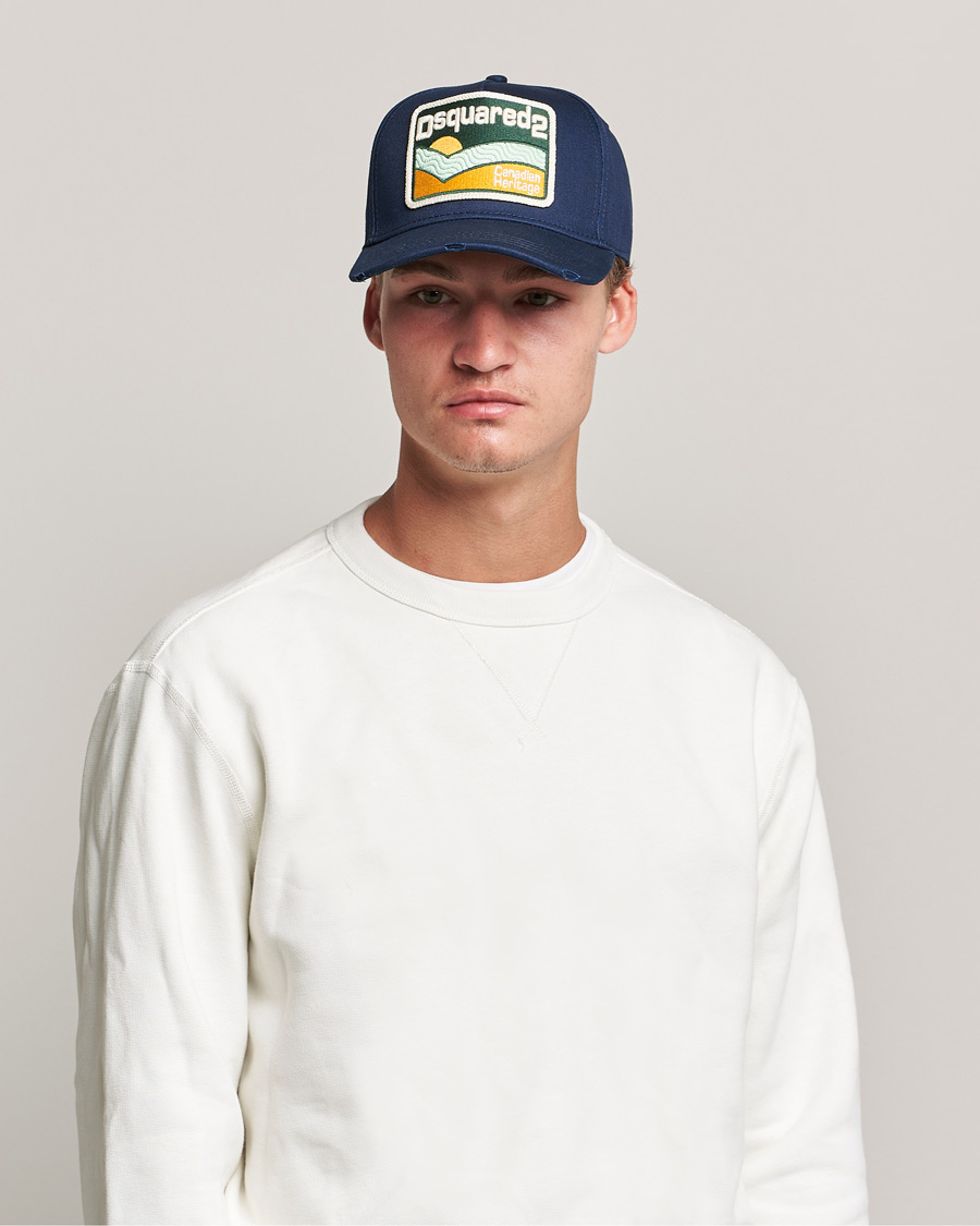 Herre | Dsquared2 Canadian Heritage Baseball Cap Navy | Dsquared2 | Canadian Heritage Baseball Cap Navy