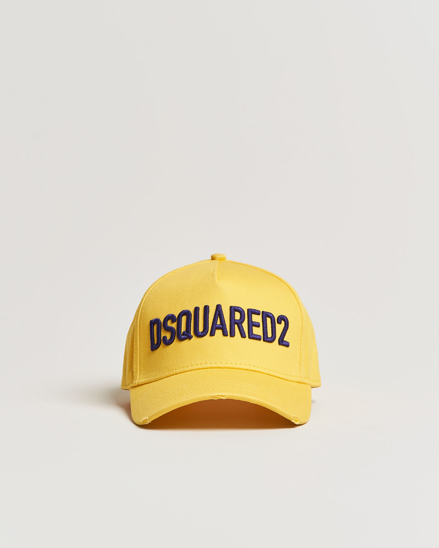 Herre | Dsquared2 Logo Baseball Cap Yellow | Dsquared2 | Logo Baseball Cap Yellow