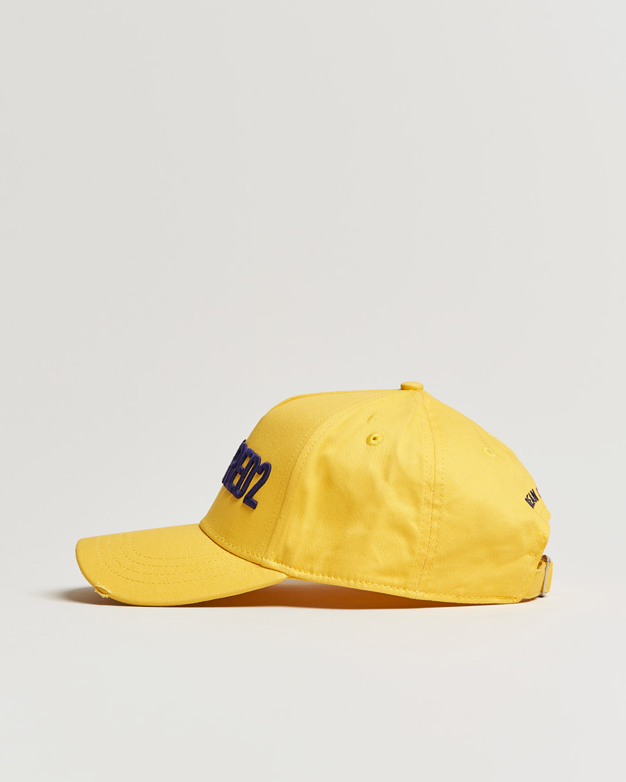 Herre | Dsquared2 Logo Baseball Cap Yellow | Dsquared2 | Logo Baseball Cap Yellow